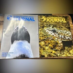 San Diego Zoo Wildlife Alliance Journal Magazines (Sep - Dec 2023) 🦅🐢🐅